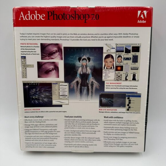 Adobe Photoshop 7.0 Education Version Brand New/SEALED - Picture 3 of 8